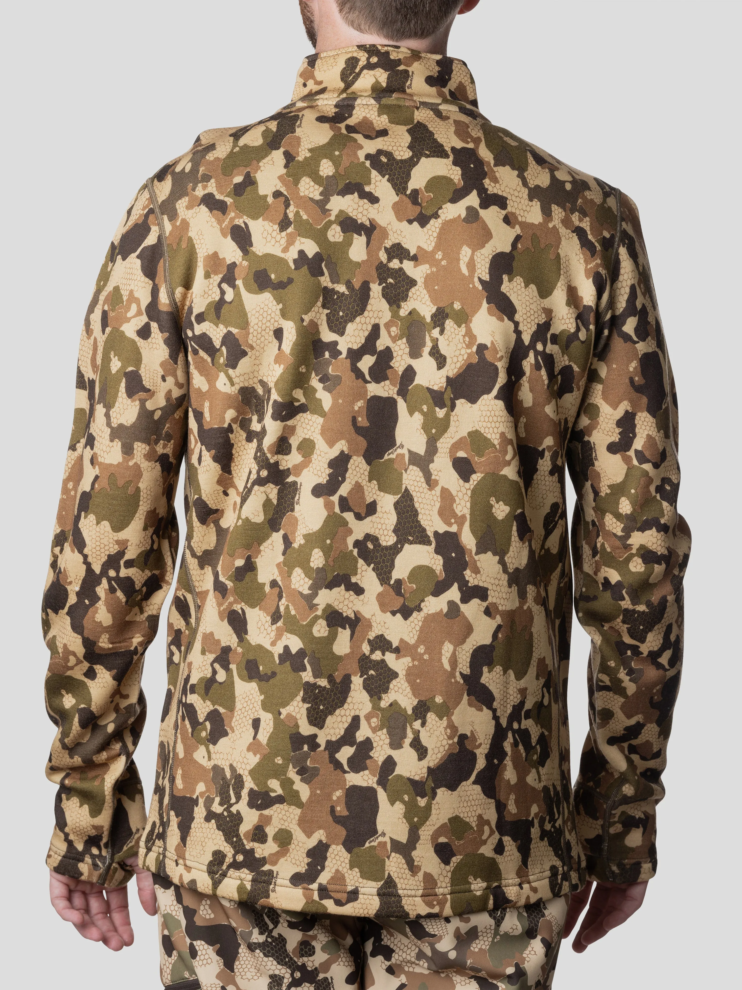 M's Barnburner 1/4 Zip - Wetland