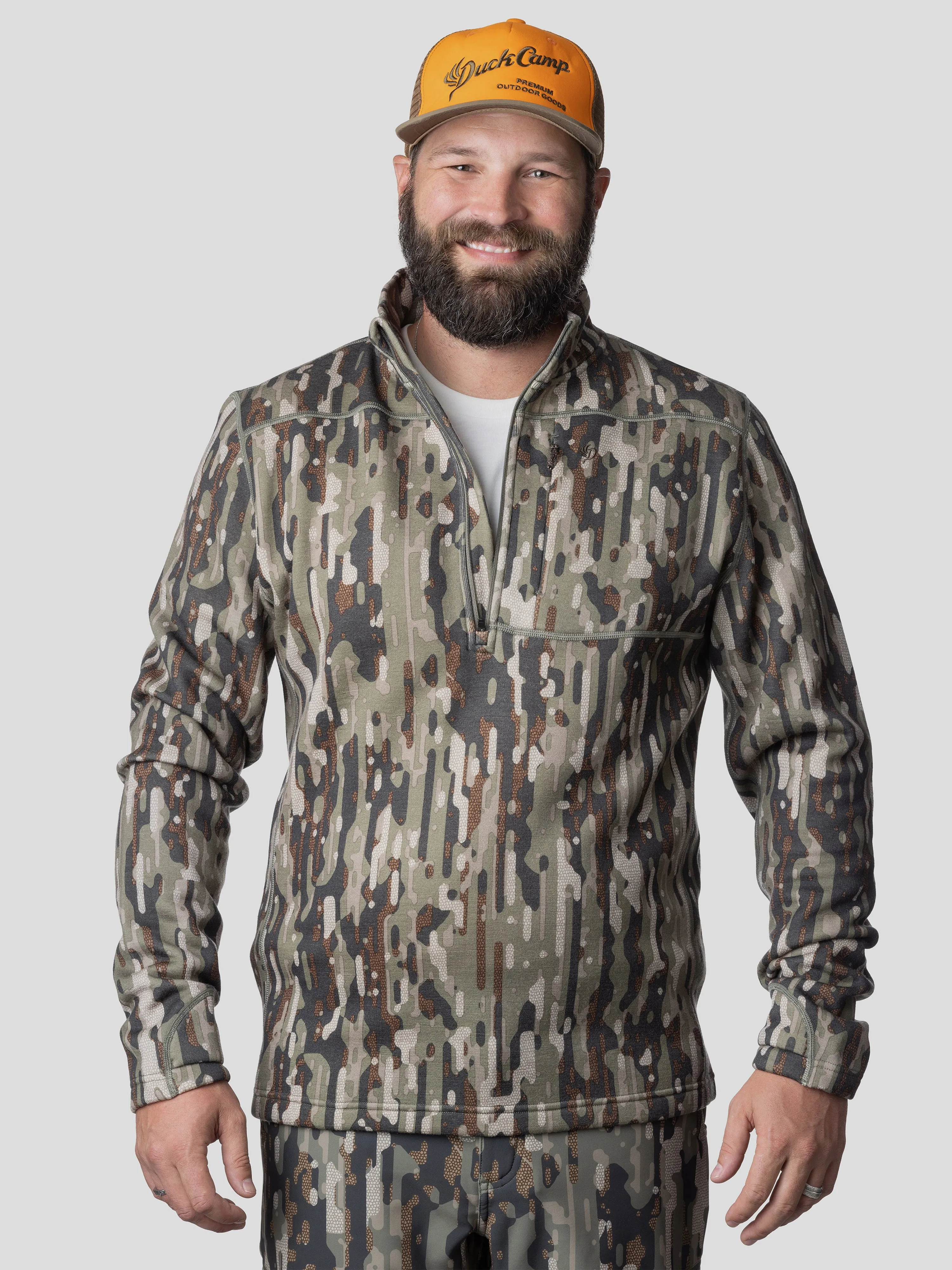 M's Barnburner 1/4 Zip - Woodland