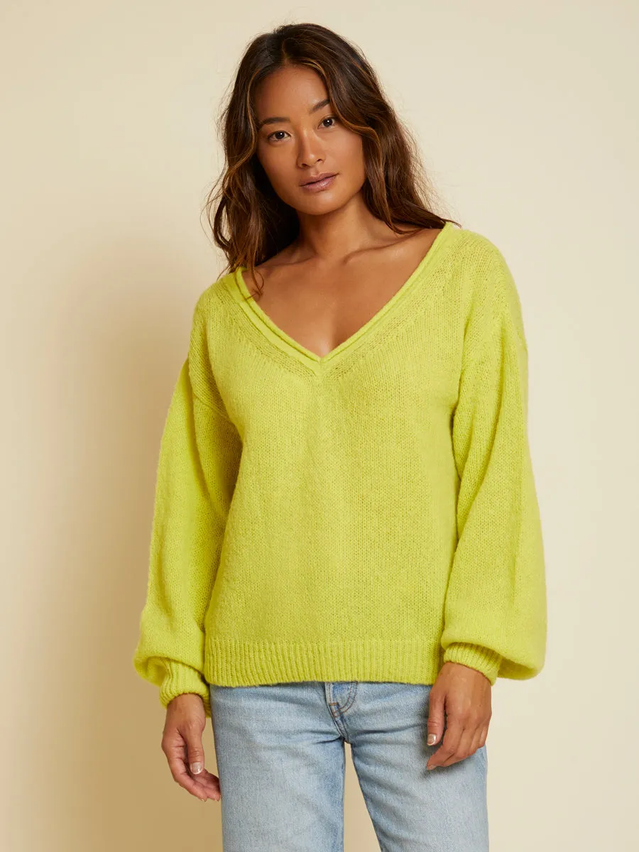 Nation LTD - Zoya Open Neck Sweater in Ace