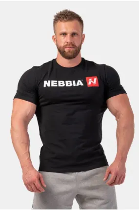 Nebbia Minimalist Logo NEBBIA T-Shirt 291 - Black