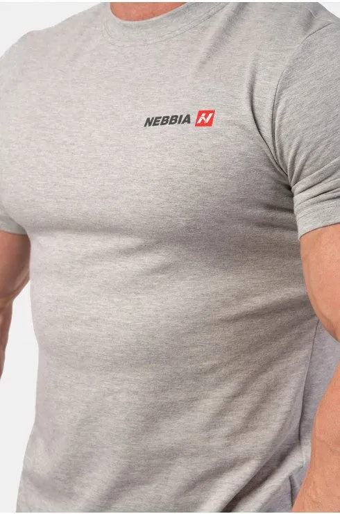 Nebbia Minimalist Logo NEBBIA T-Shirt 291 - Grey