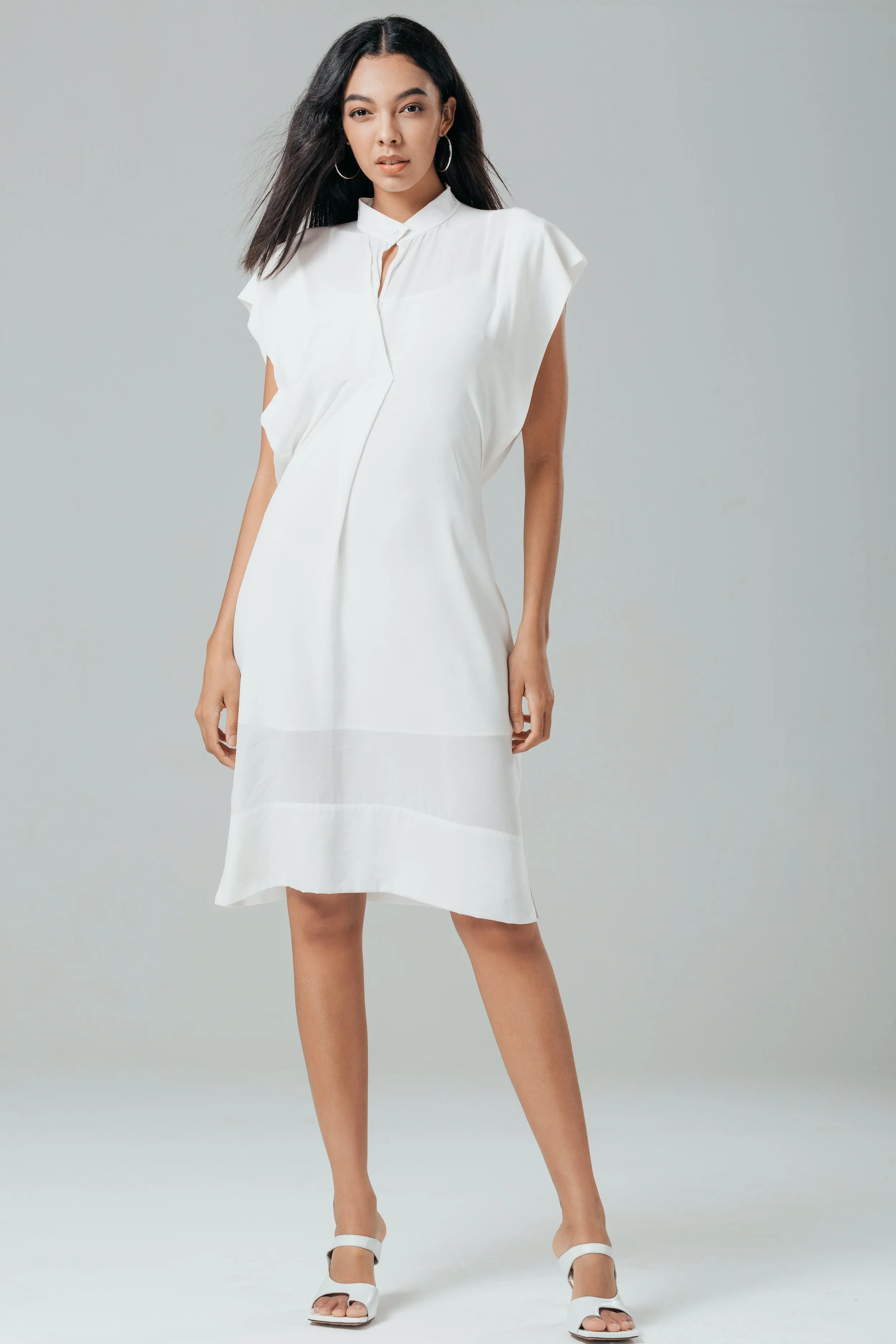 Neptune Silk Midi Dress