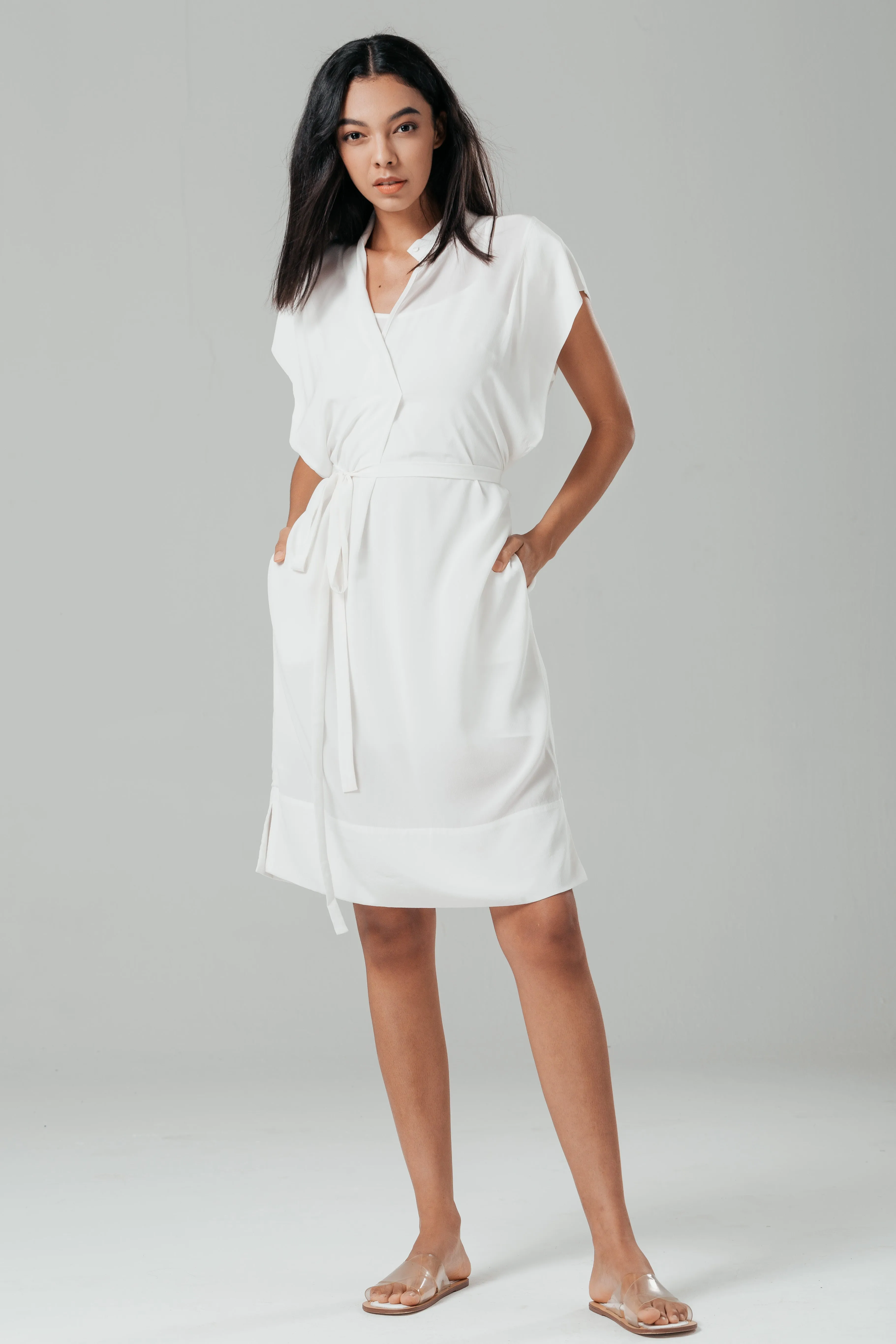 Neptune Silk Midi Dress