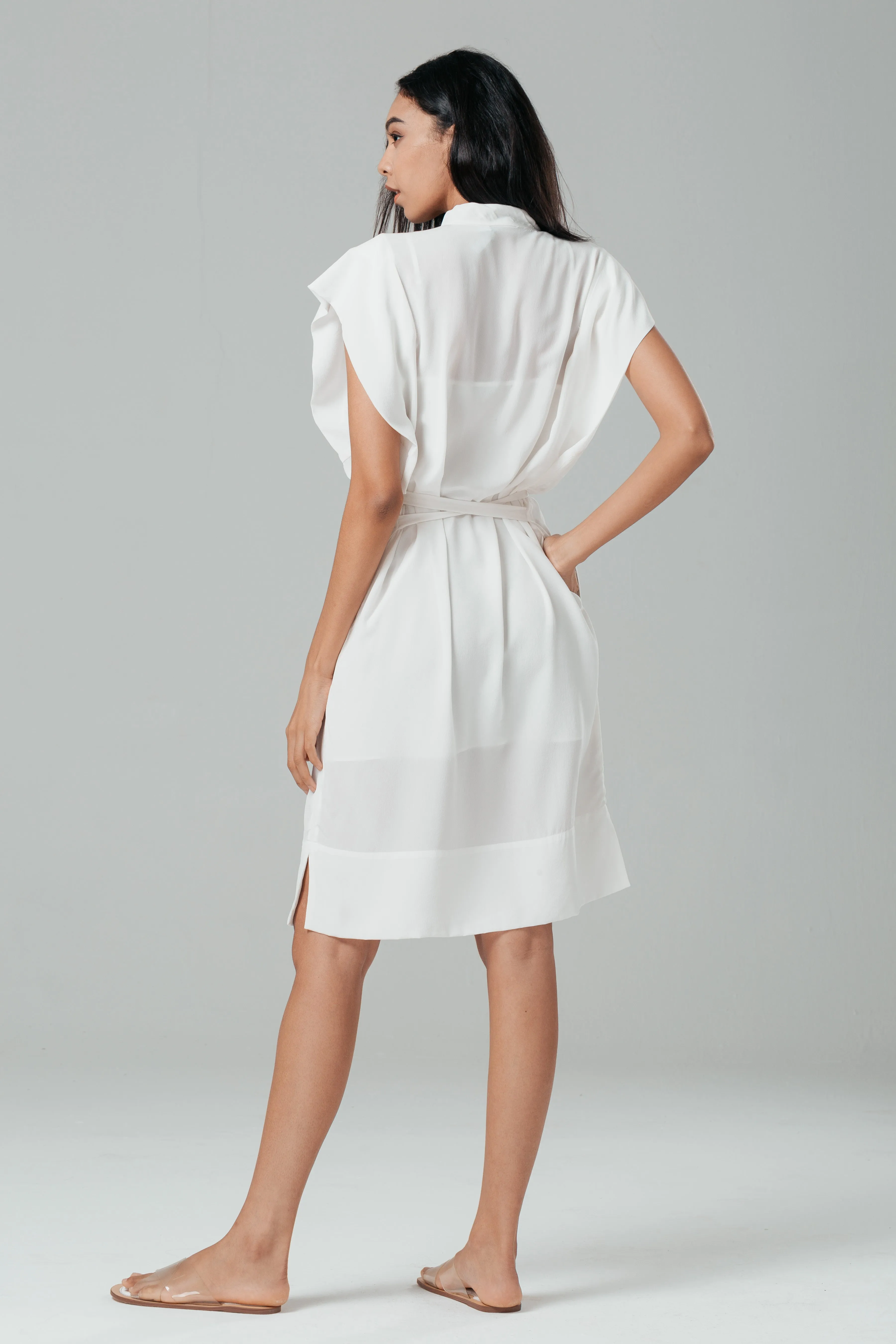 Neptune Silk Midi Dress