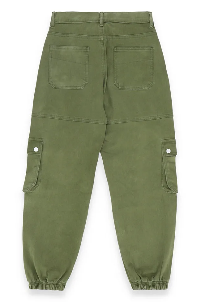 Olive Green Cargo Pants