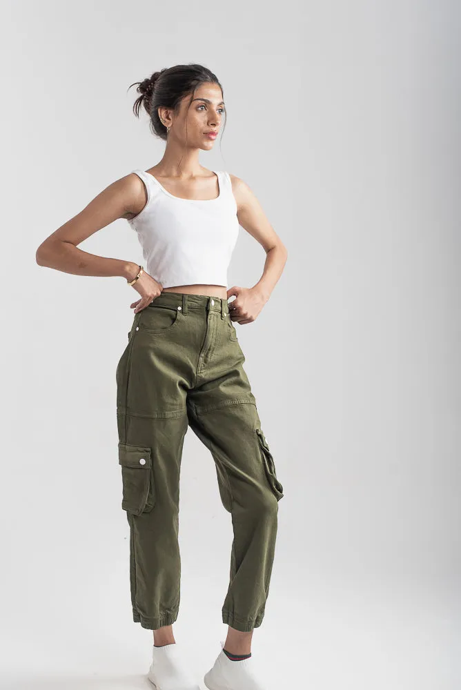 Olive Green Cargo Pants