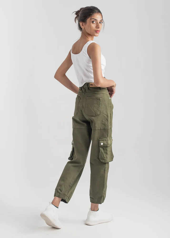 Olive Green Cargo Pants