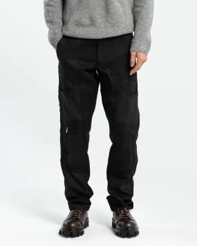 Paneled Cargo Pants in Black