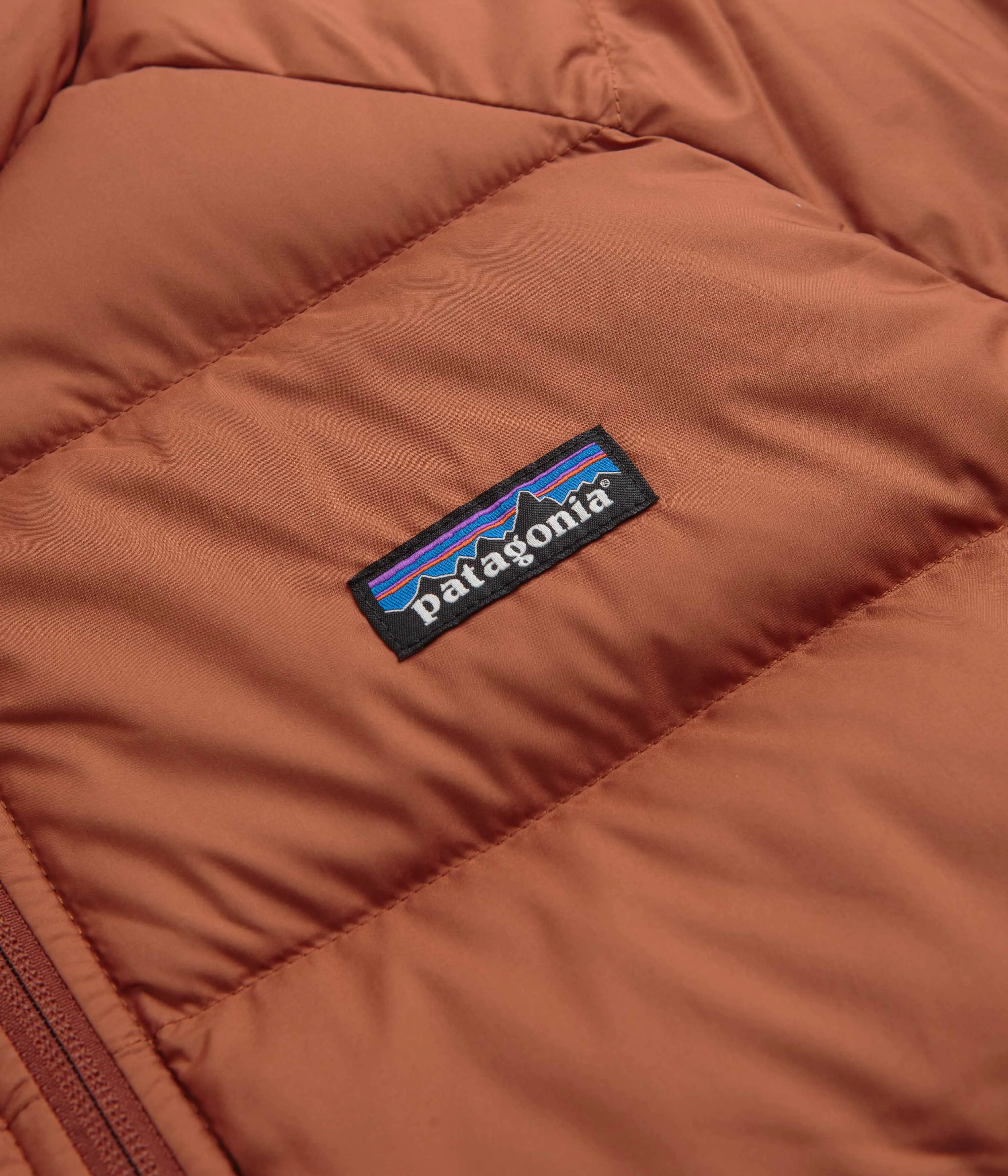 Patagonia Reversible Silent Down Jacket - Sisu Brown