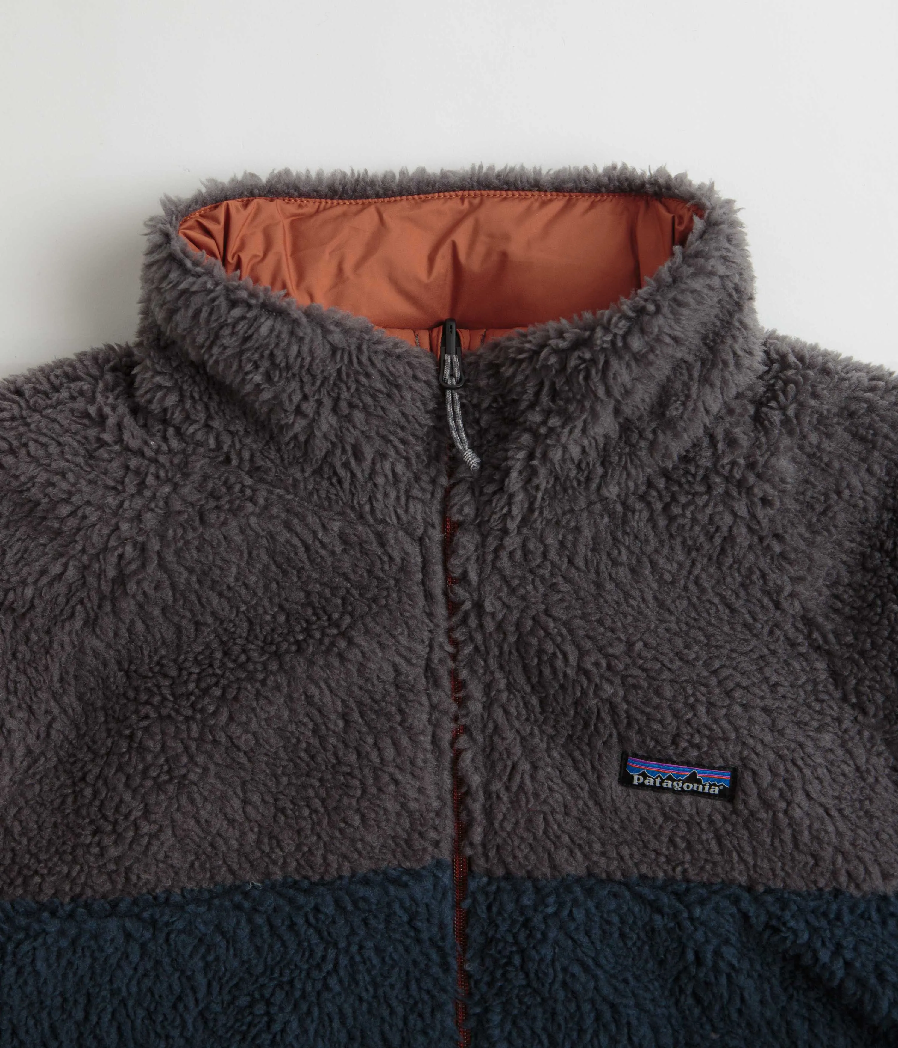 Patagonia Reversible Silent Down Jacket - Sisu Brown