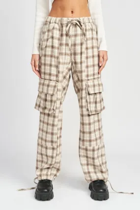 Plaid Cargo Pants