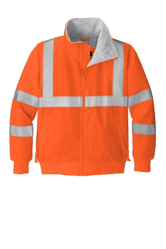 Port Authority® Enhanced Visibility Challenger™ Jacket with Reflective Taping - Safety Orange