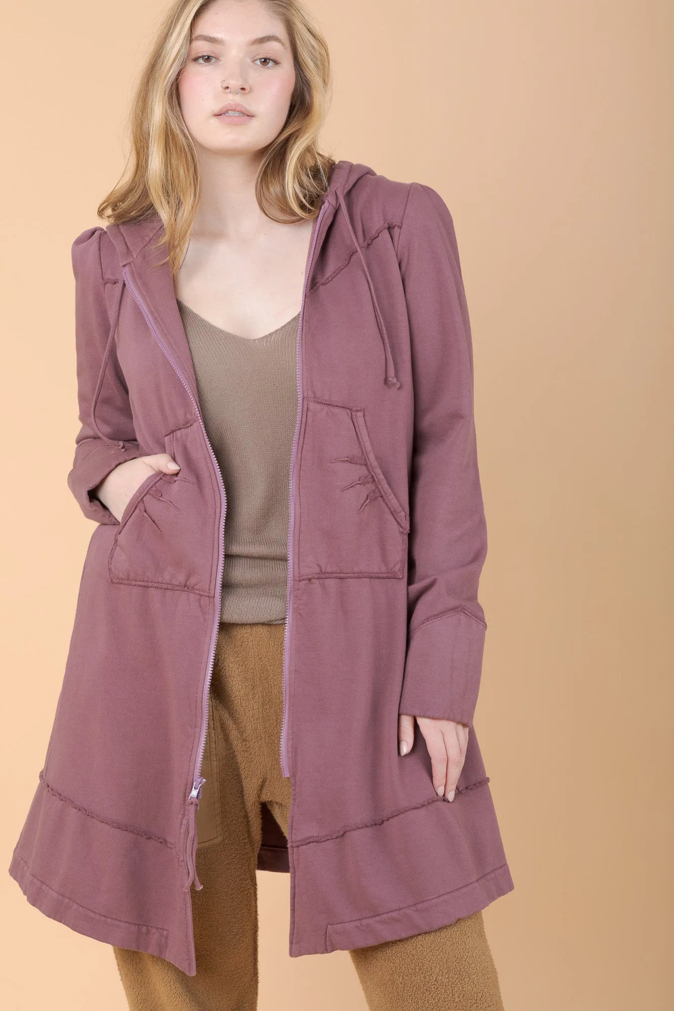 Prairie Hoodie in Plum