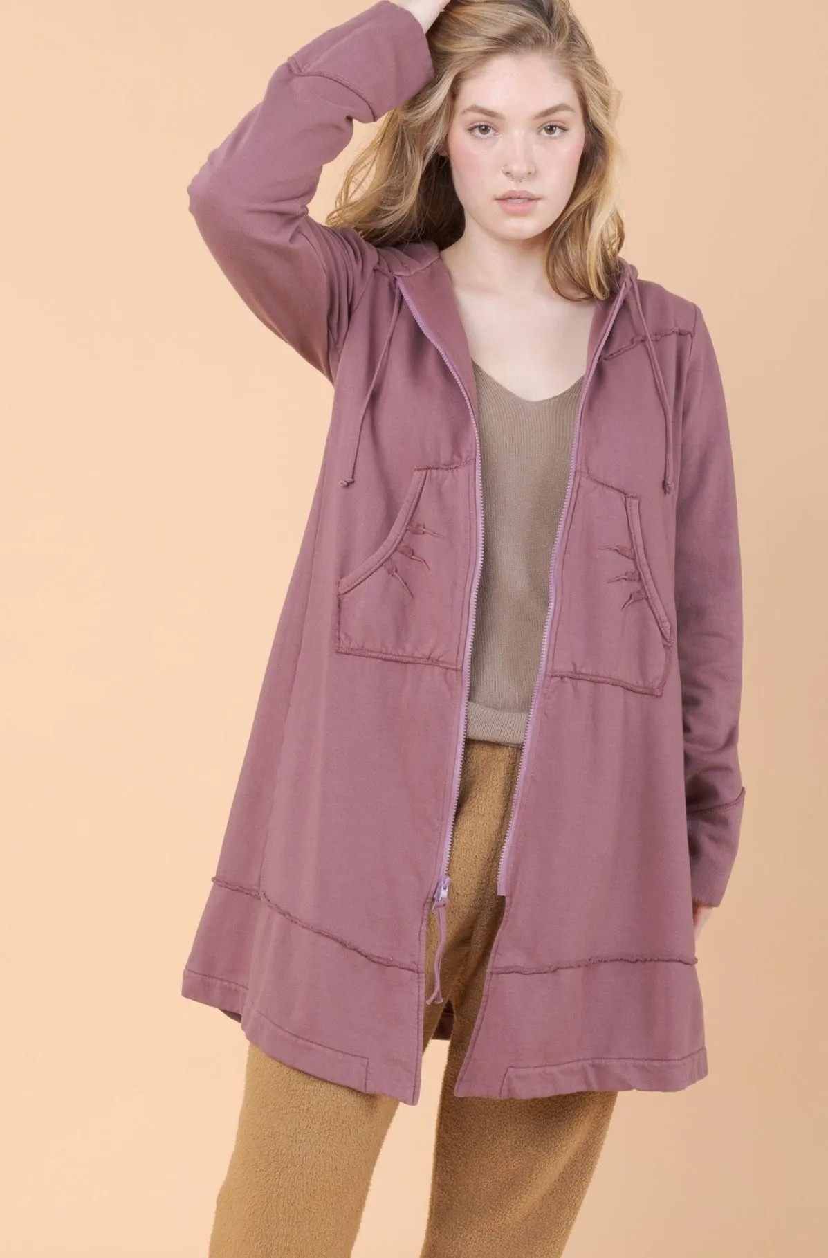 Prairie Hoodie in Plum