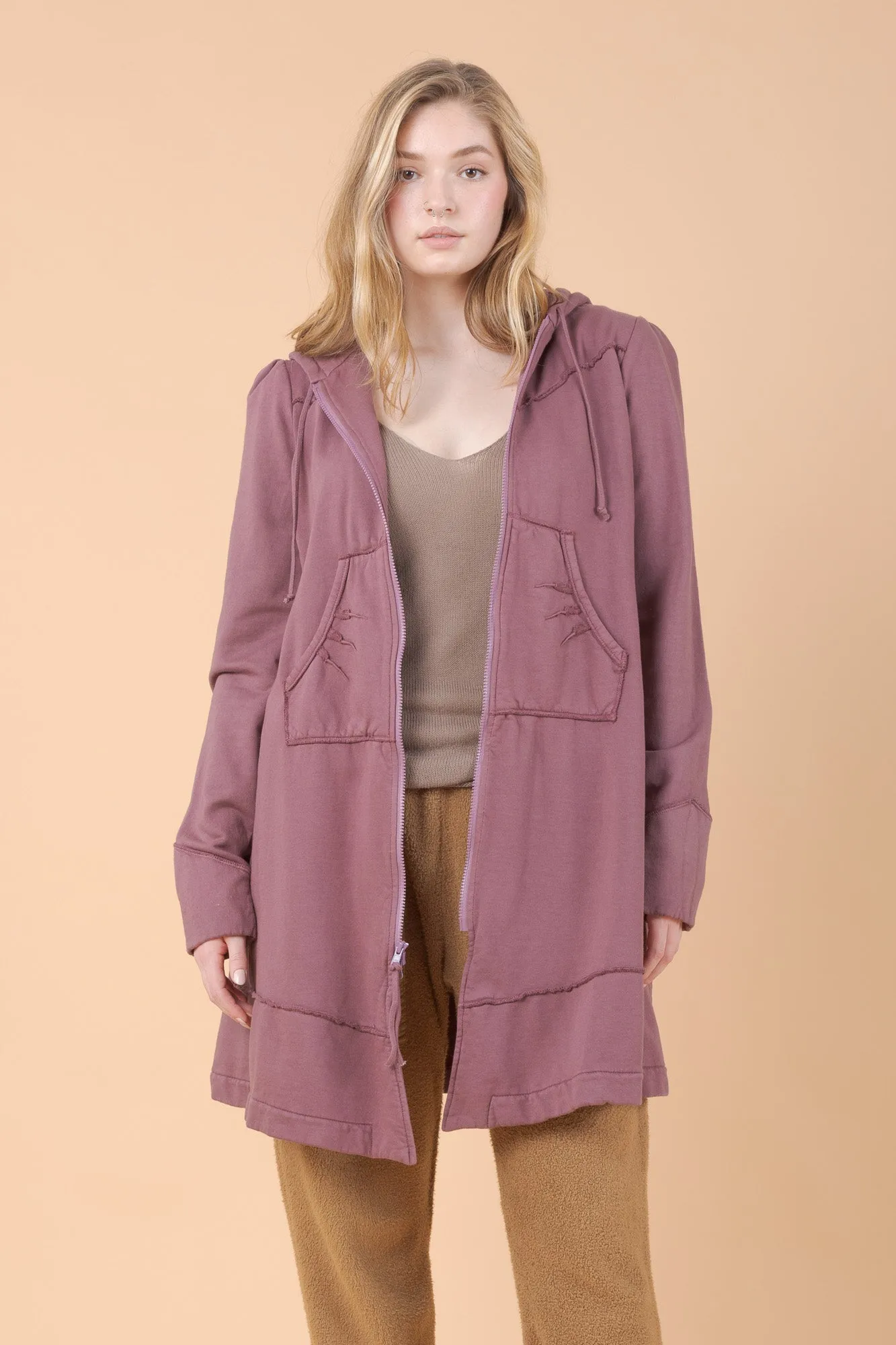 Prairie Hoodie in Plum