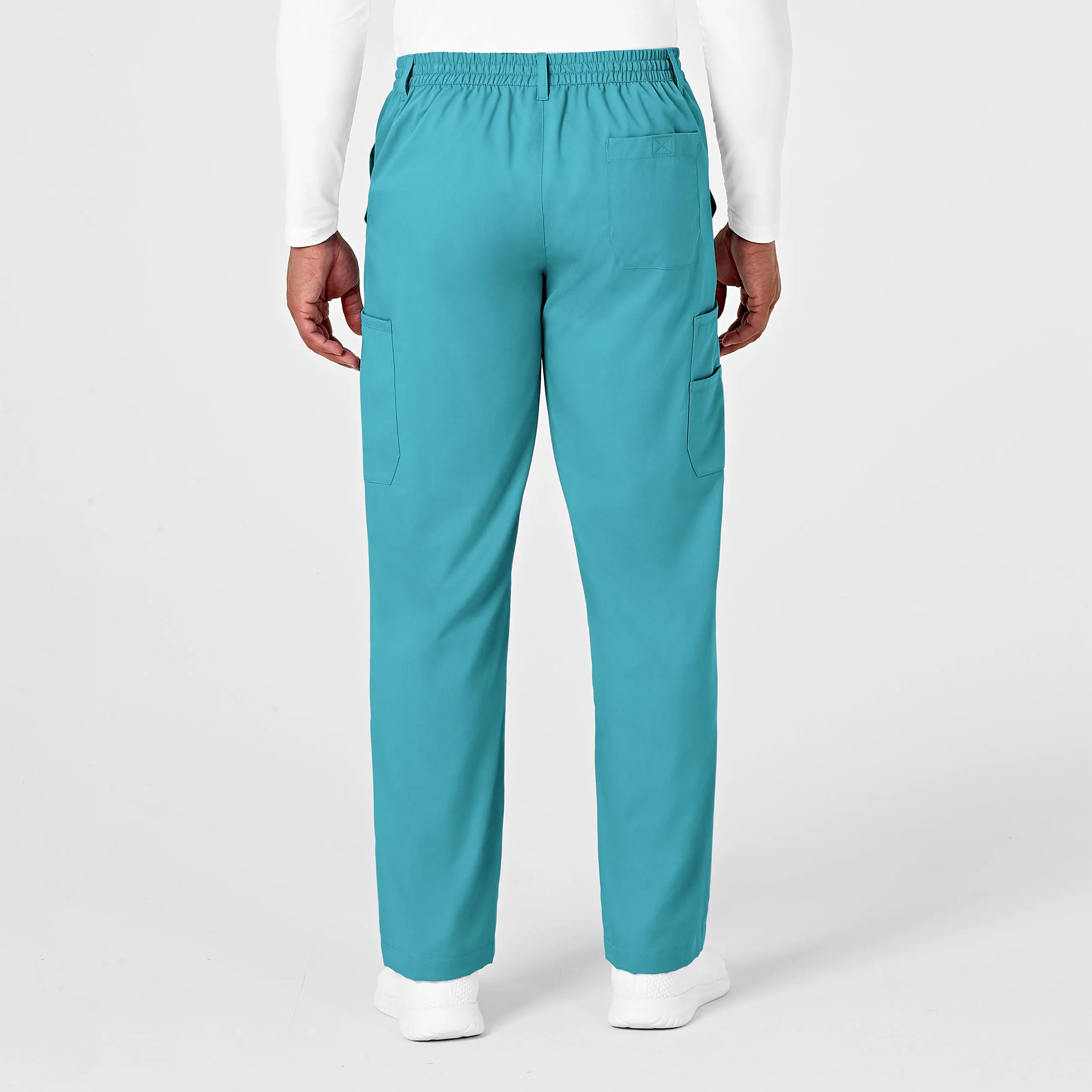 PRO Men's Cargo Scrub Pant - Teal Blue