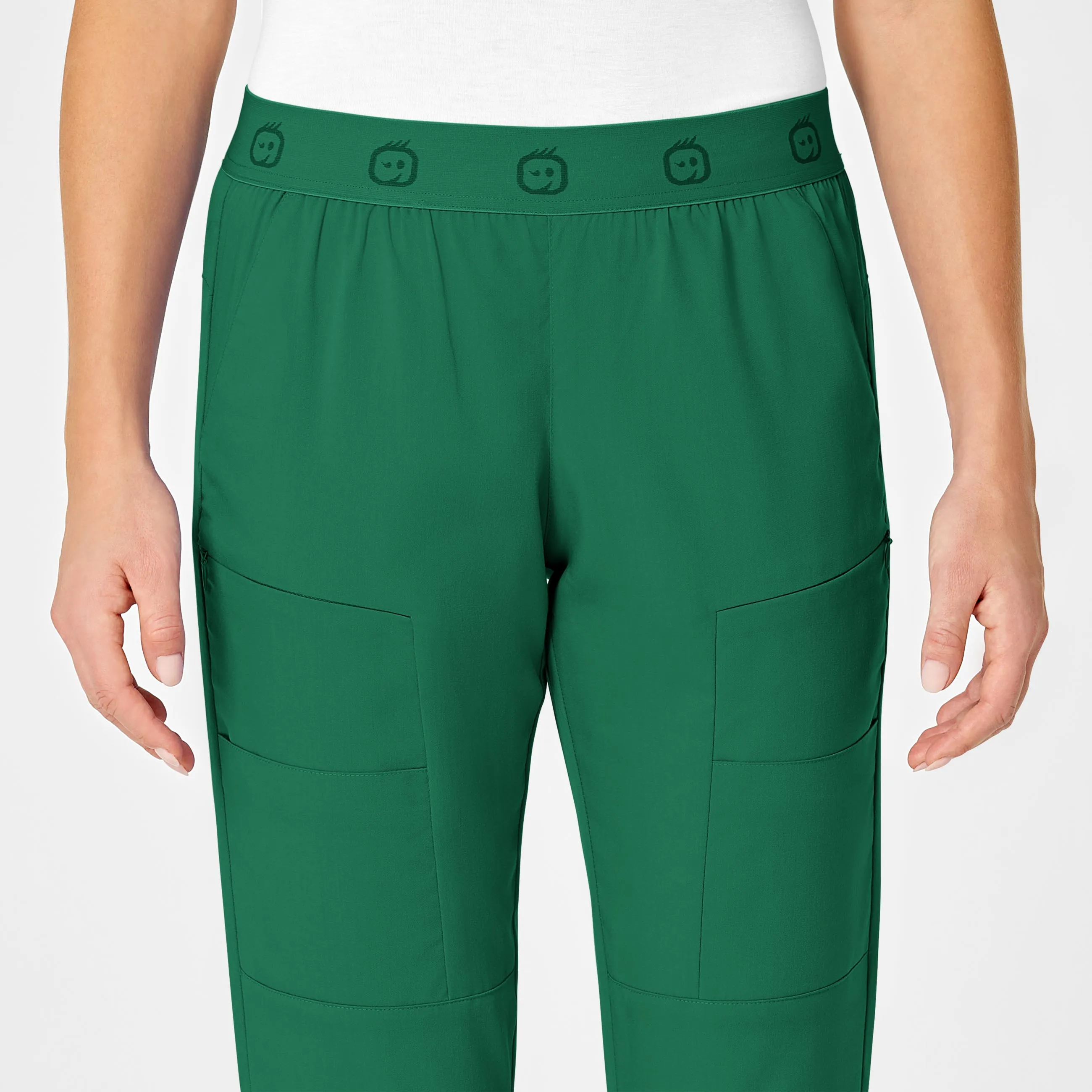 PRO Women's Slim Cargo Jogger Scrub Pant - Hunter