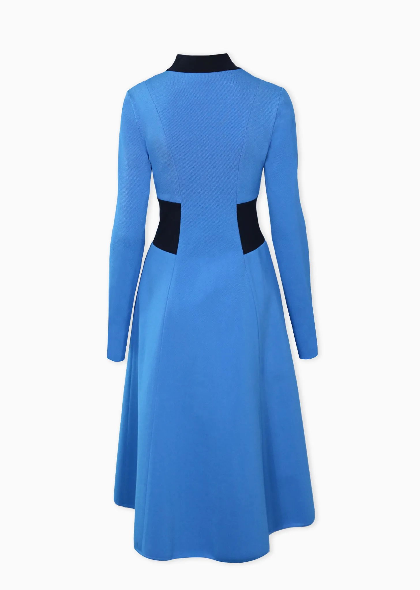 Rachela - Stretch Twill Coat Dress with Mock Neck