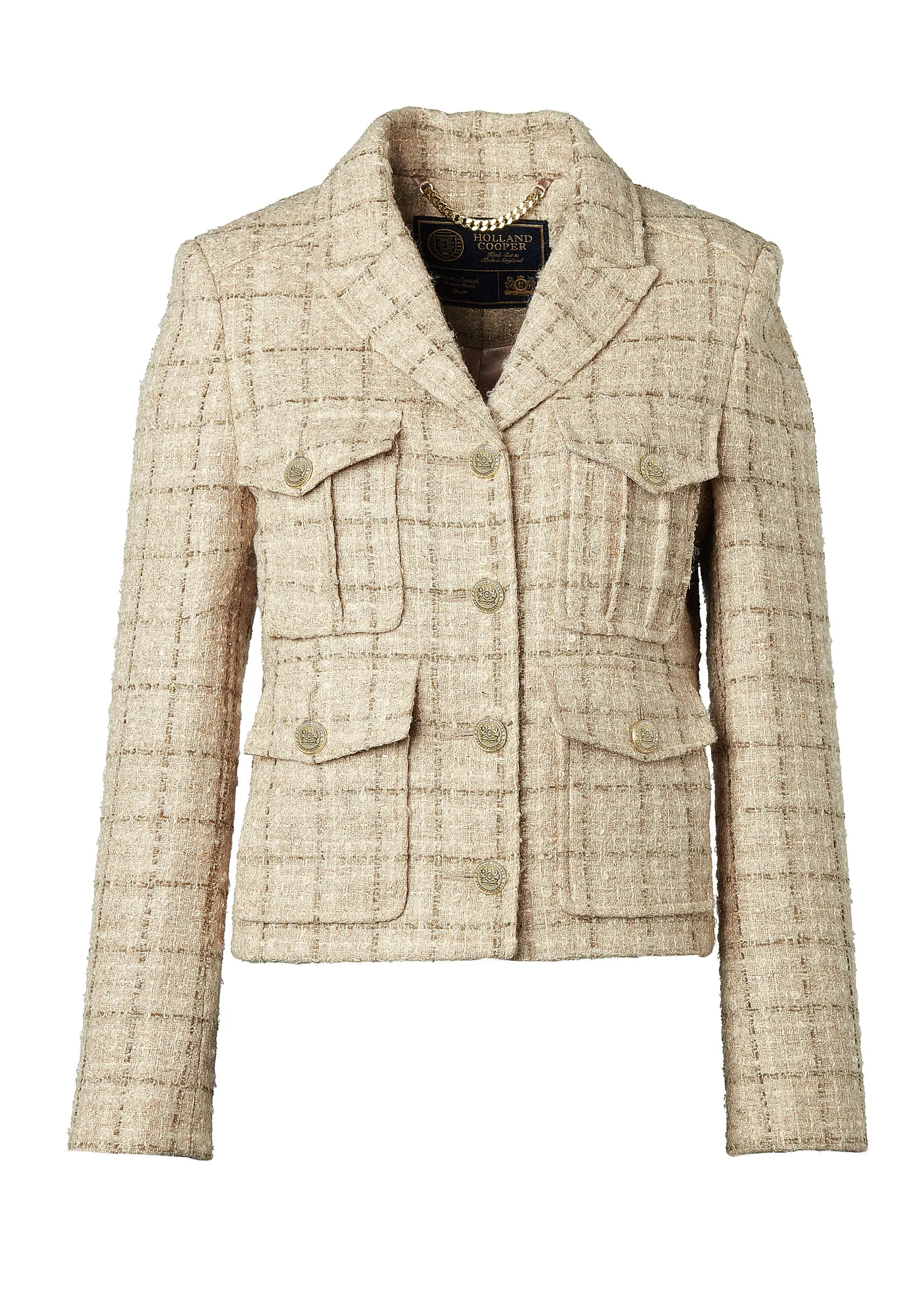 Richmond Jacket (Camel Sparkle Tweed)