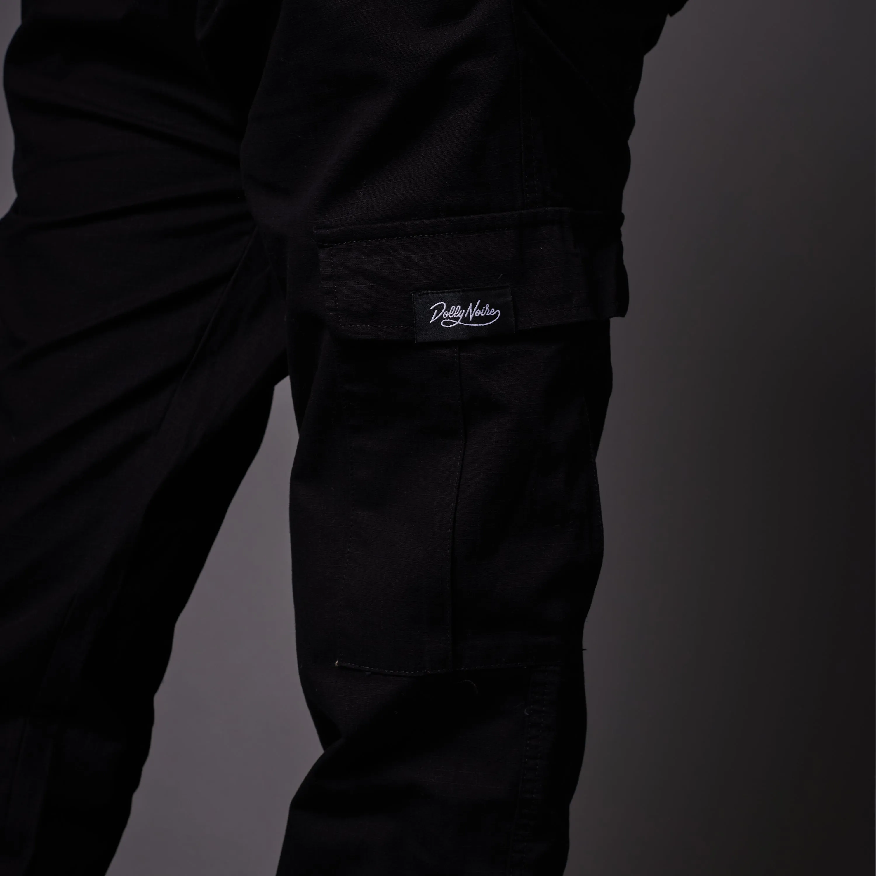 Ripstop Easy Cargo Pants Black