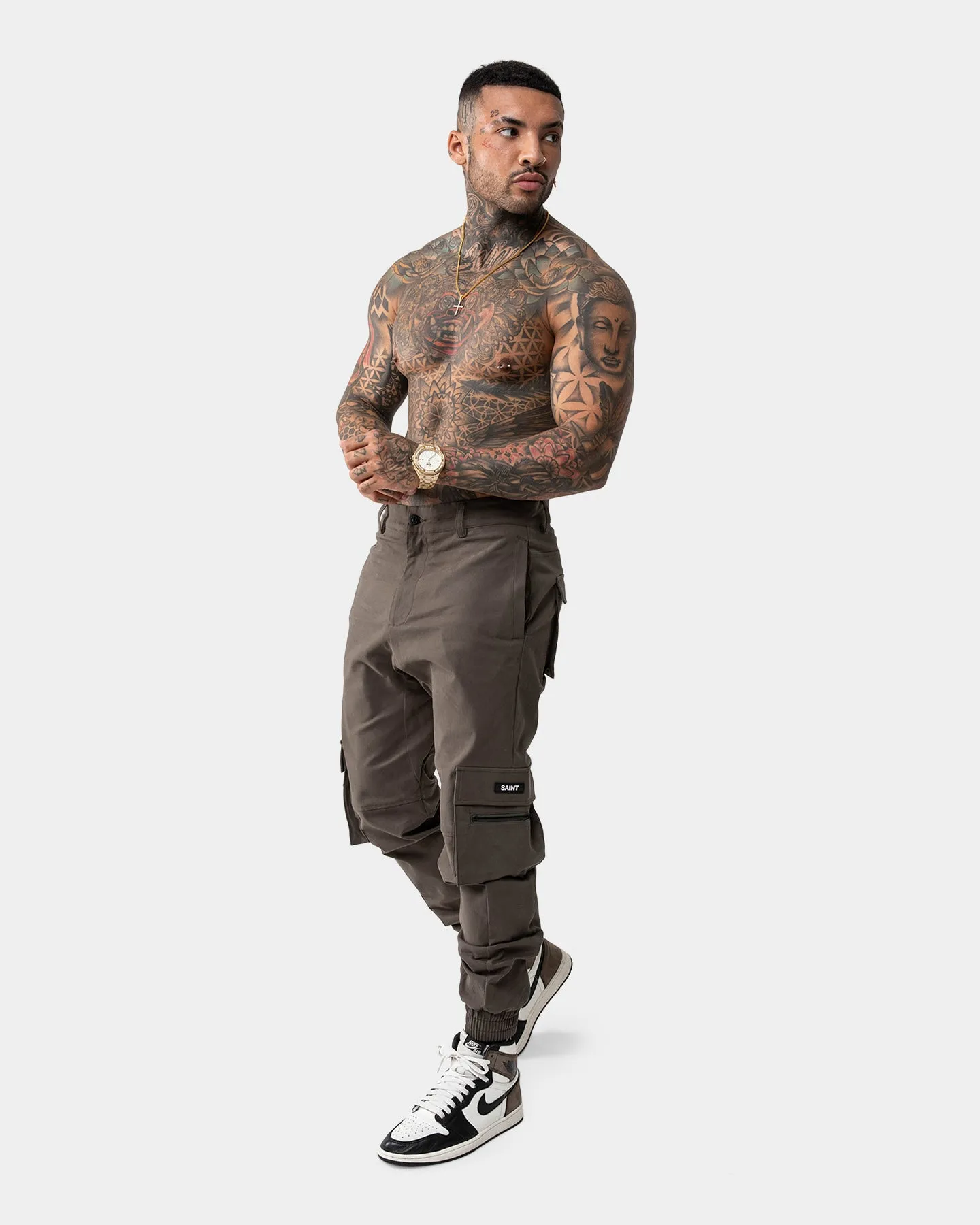 Saint Morta Espionage Cargo Pants Khaki