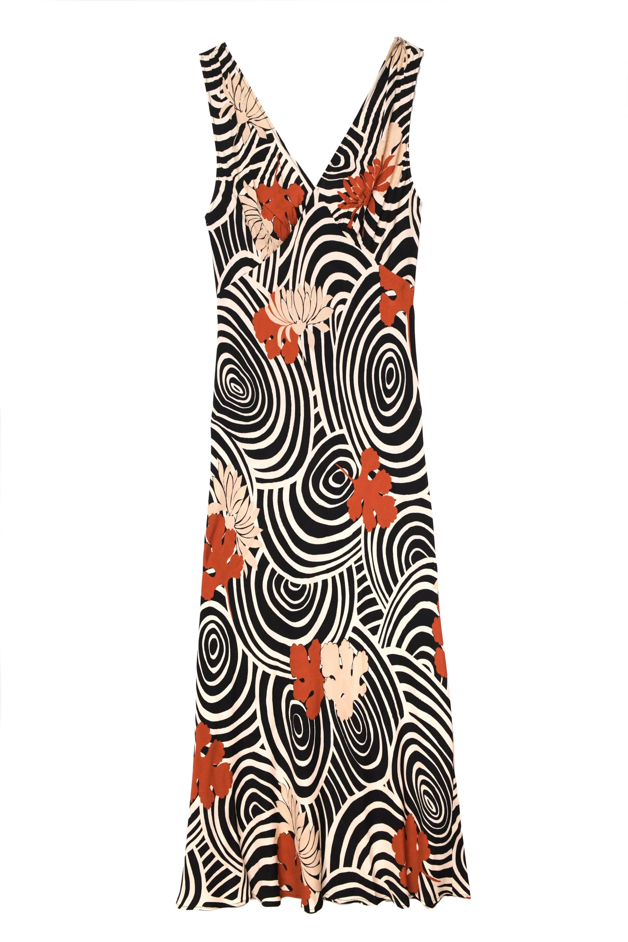 Sandrine - Swirl Daisy Black