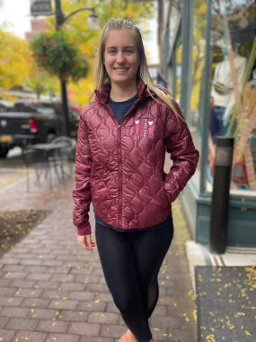 Saucony | Solstice Oysterpuff Jacket | Women's | Wineglass Marathon | Sundown