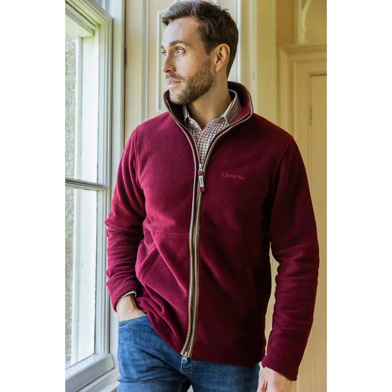 Schoffel Cottesmore Mens Fleece Jacket - Claret