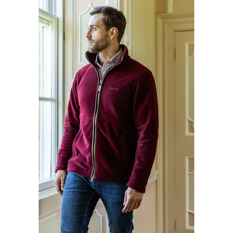 Schoffel Cottesmore Mens Fleece Jacket - Claret