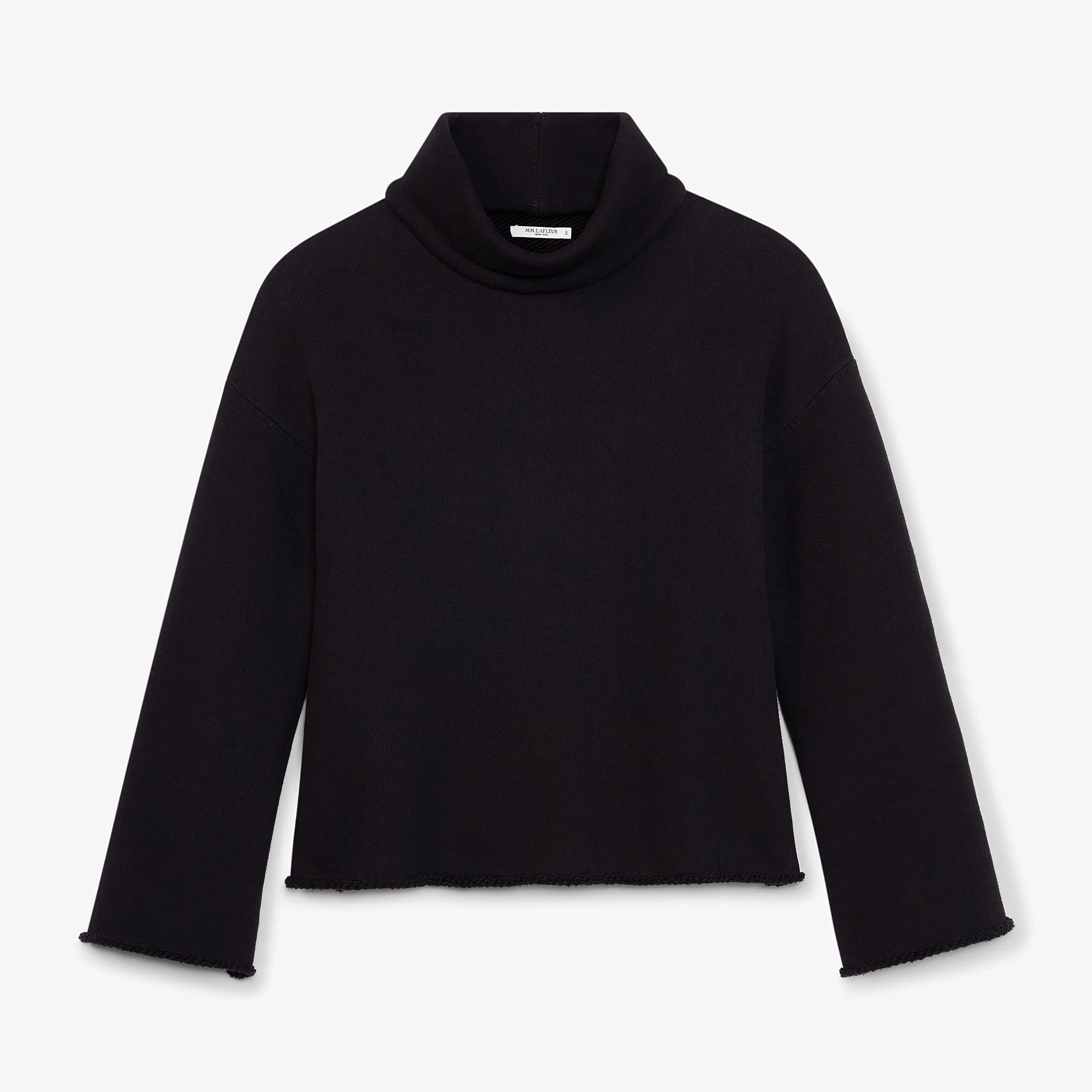 Sharon Top - Plush Terry :: Black