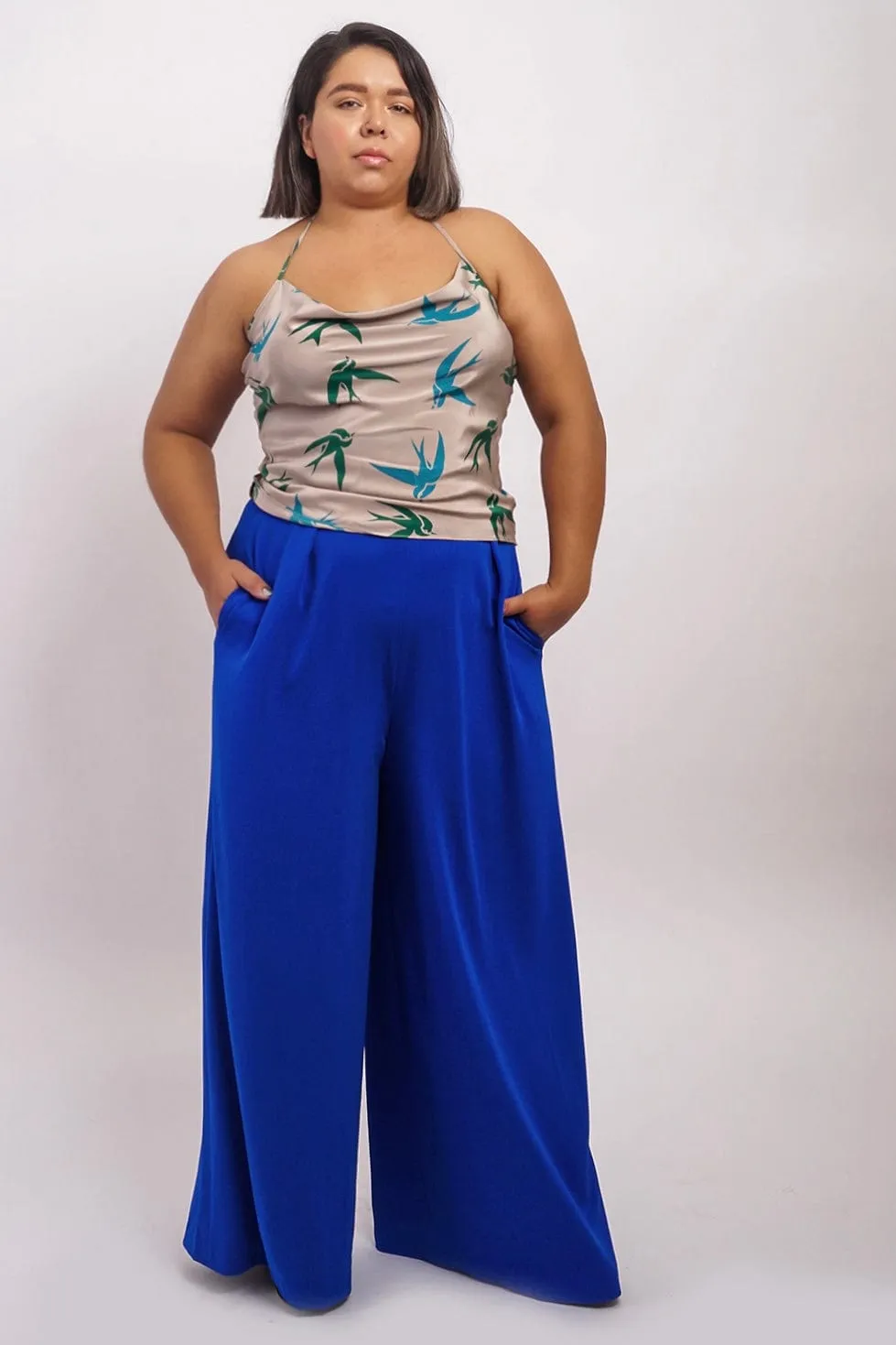 Silk Bird Colina Cowl Neck Tops