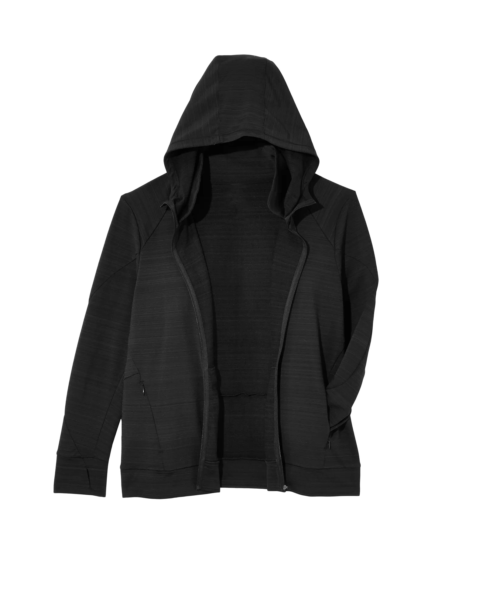 Silverbell Zip-Up Hoodie | Black