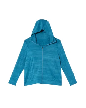 Silverbell Zip-Up Hoodie | Teal