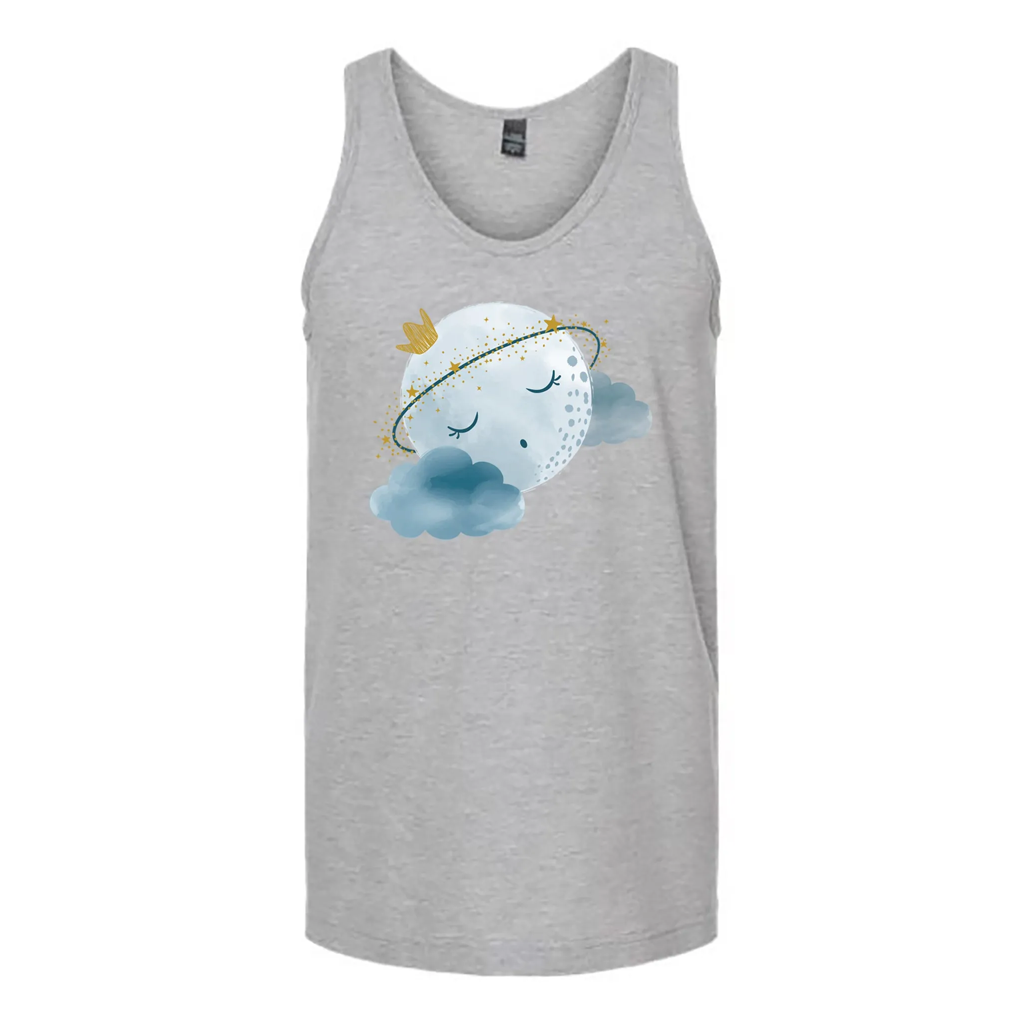 Sleepy Moon Unisex Tank Top