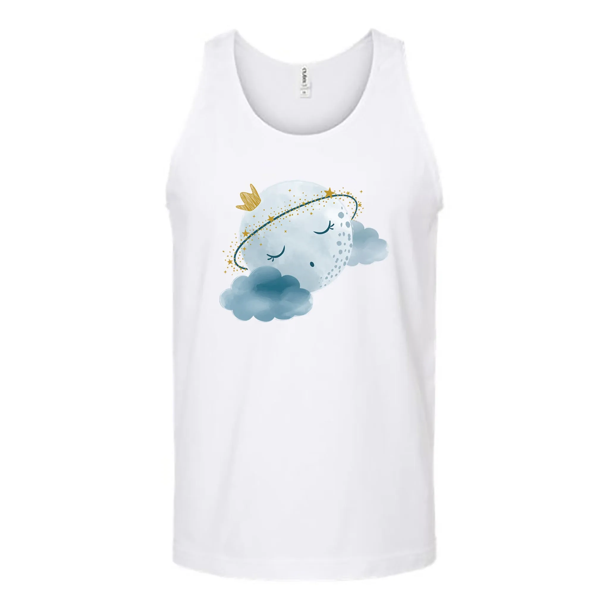 Sleepy Moon Unisex Tank Top