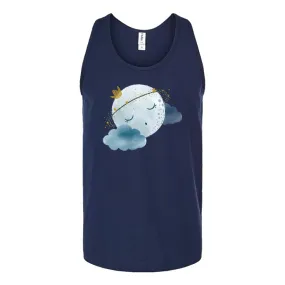 Sleepy Moon Unisex Tank Top