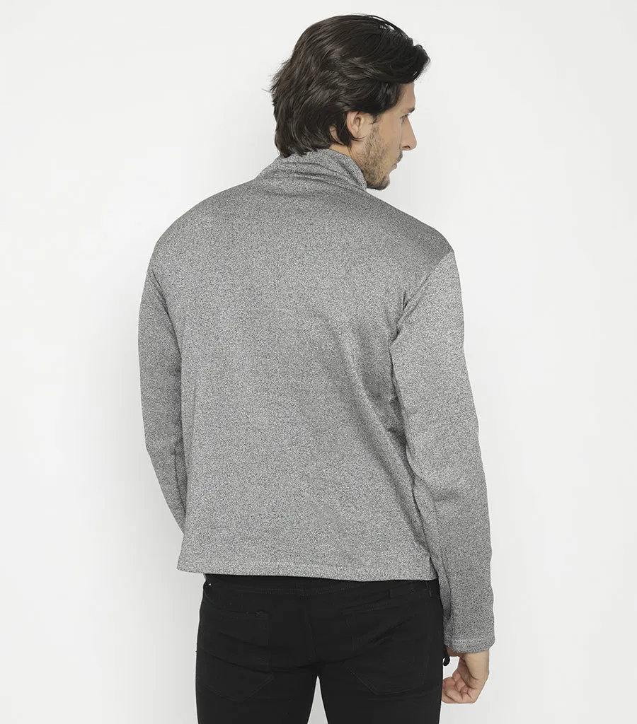 STYLISH ARMOR Turtleneck Sweatshirt with Thumbholes