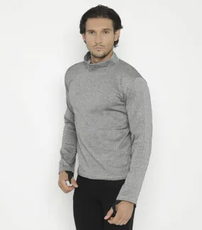 STYLISH ARMOR Turtleneck Sweatshirt with Thumbholes