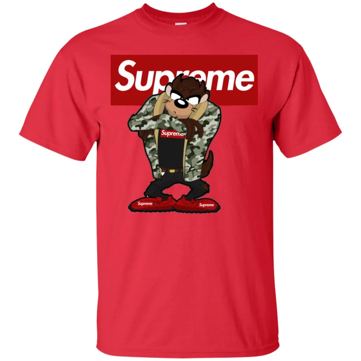 Supreme Hot Bear T-shirt Men Cotton T-Shirt