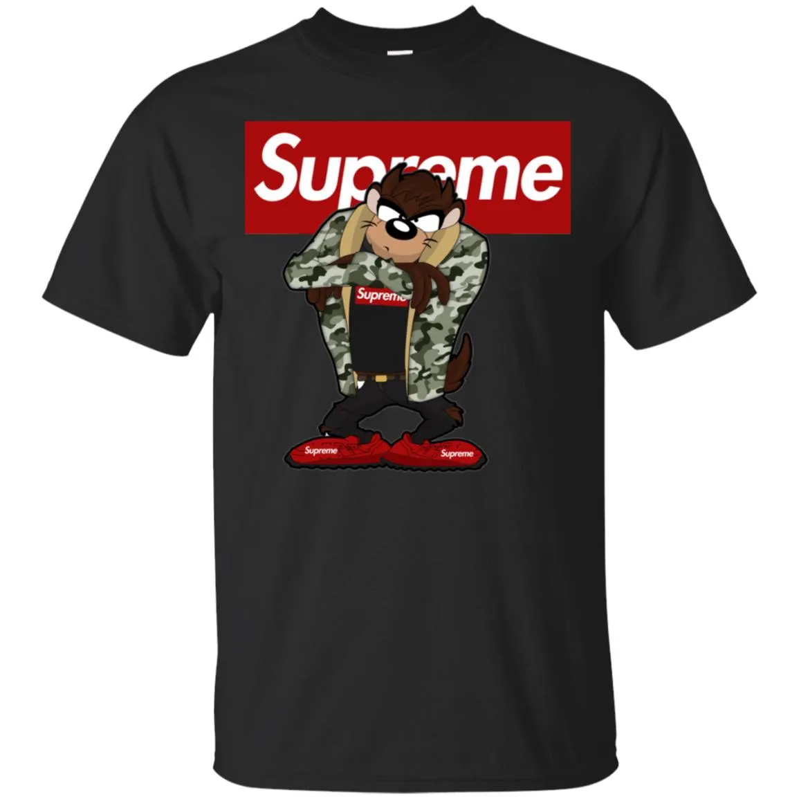 Supreme Hot Bear T-shirt Men Cotton T-Shirt