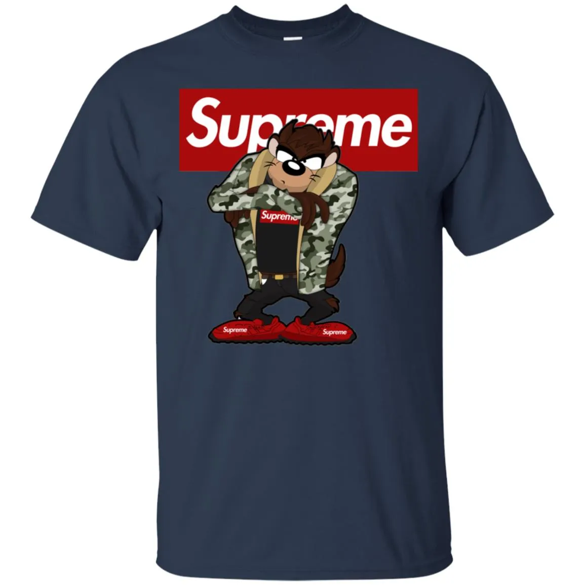 Supreme Hot Bear T-shirt Men Cotton T-Shirt