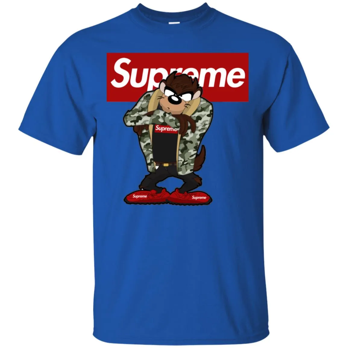 Supreme Hot Bear T-shirt Men Cotton T-Shirt