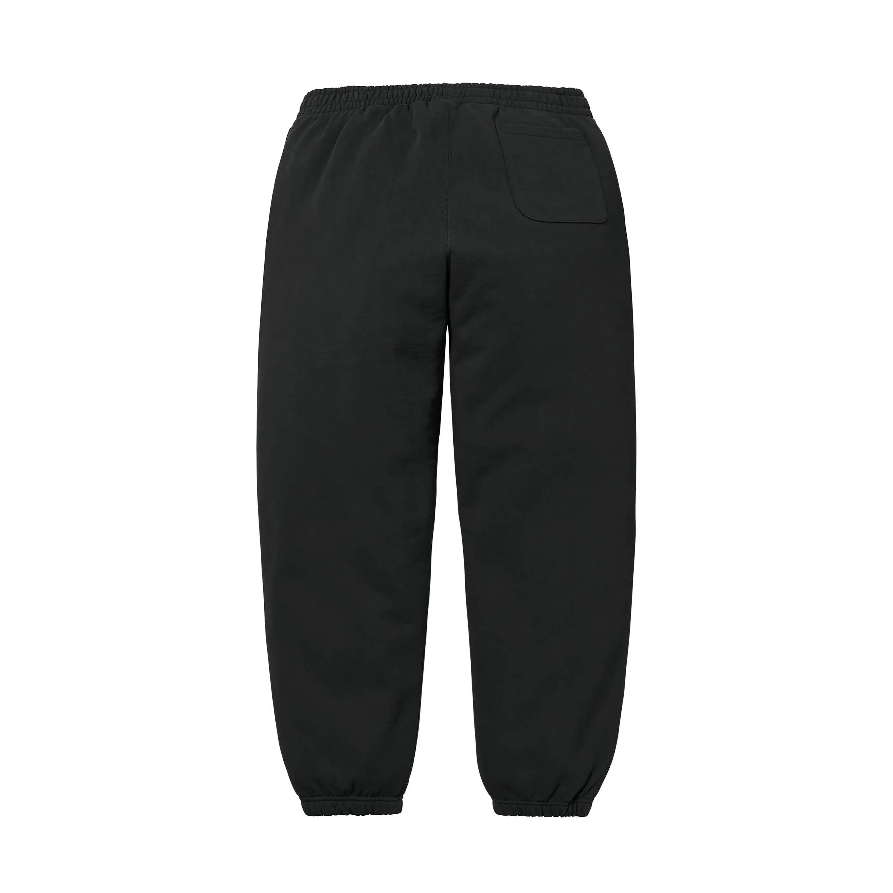 Supreme Satin Appliqué Sweatpant 'Black'