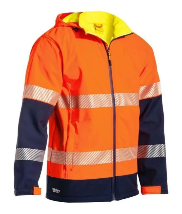 Taped Two Tone, Hi Vis, Ripstop Softshell Jacket