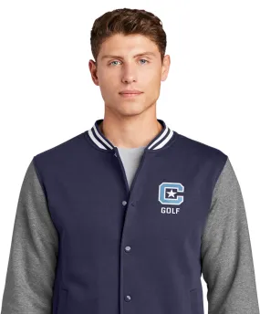 The Citadel C star, Club Sports Golf, Fleece Letterman Jacket