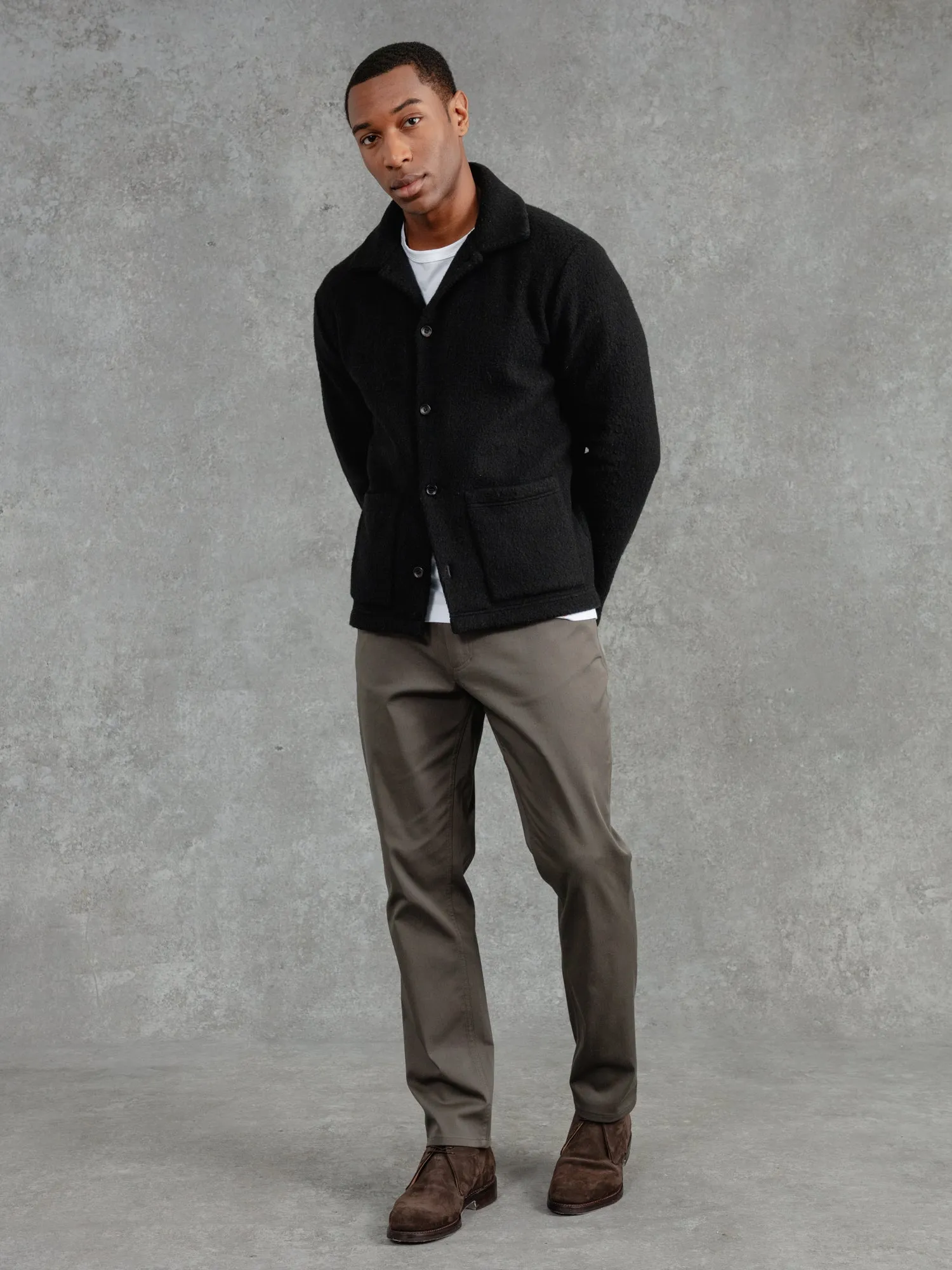 The Fleece Button Through Jacket