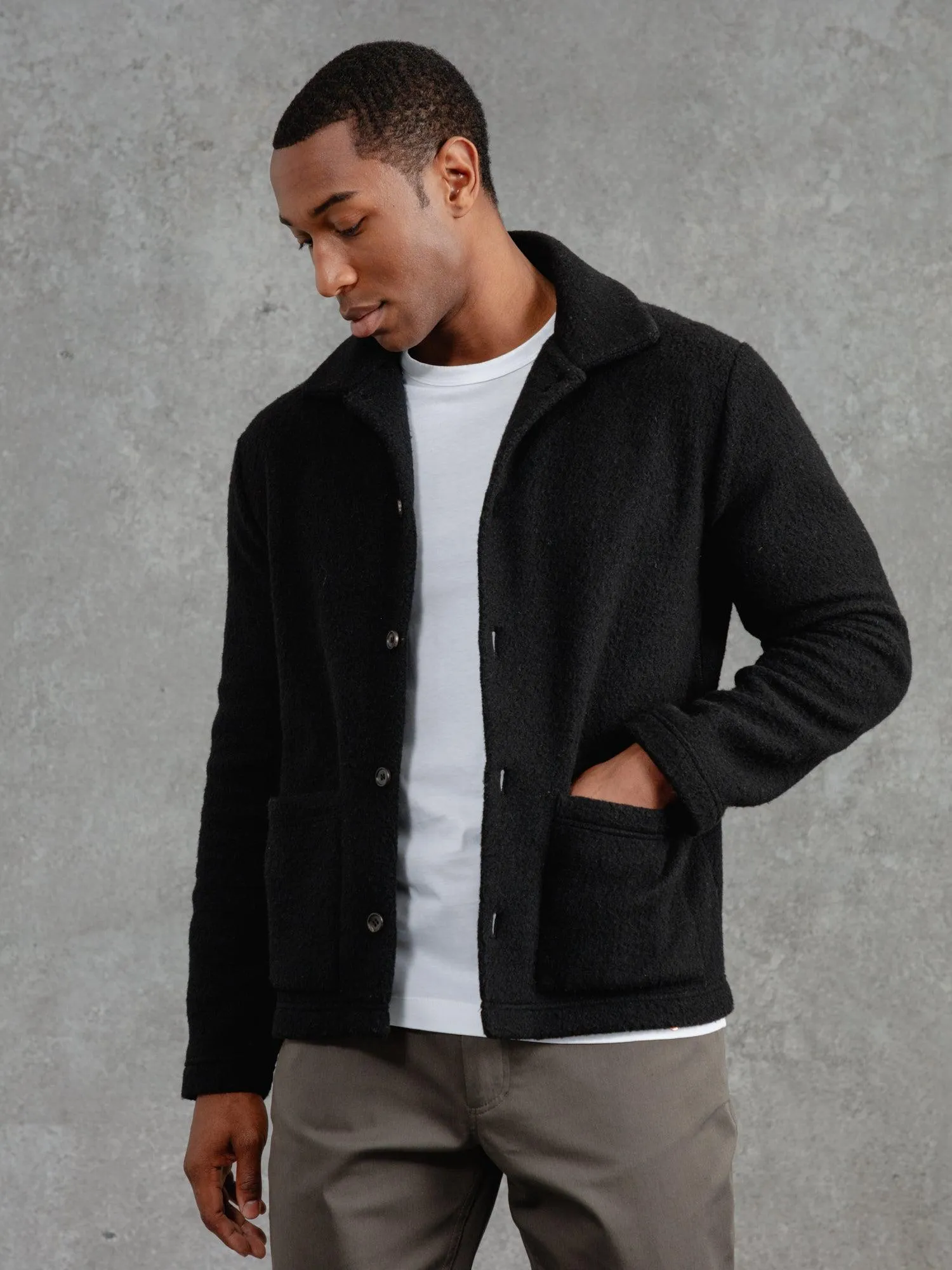 The Fleece Button Through Jacket