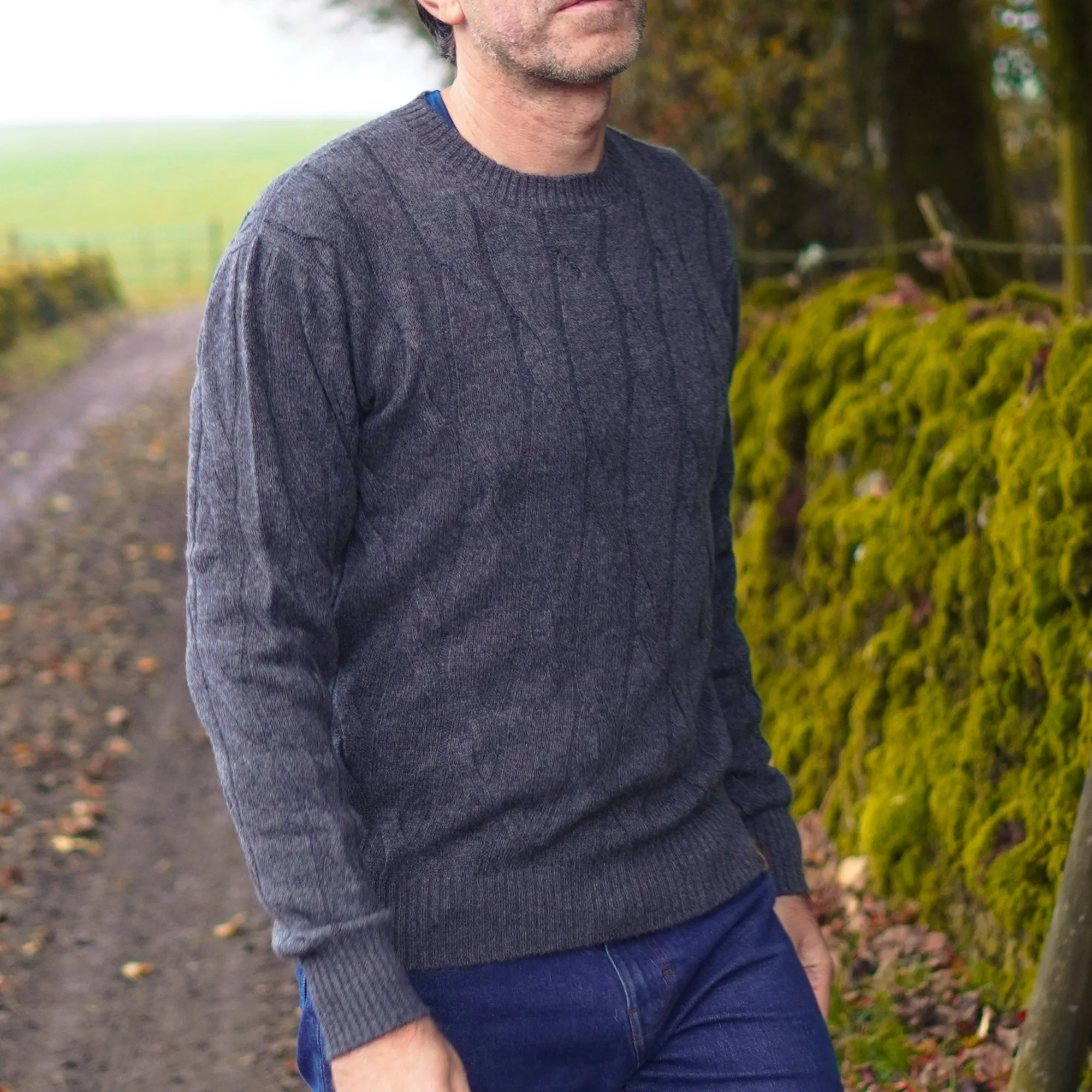 The Vinson Cable Knit - 100% Cashmere - Cable Knit Jumper