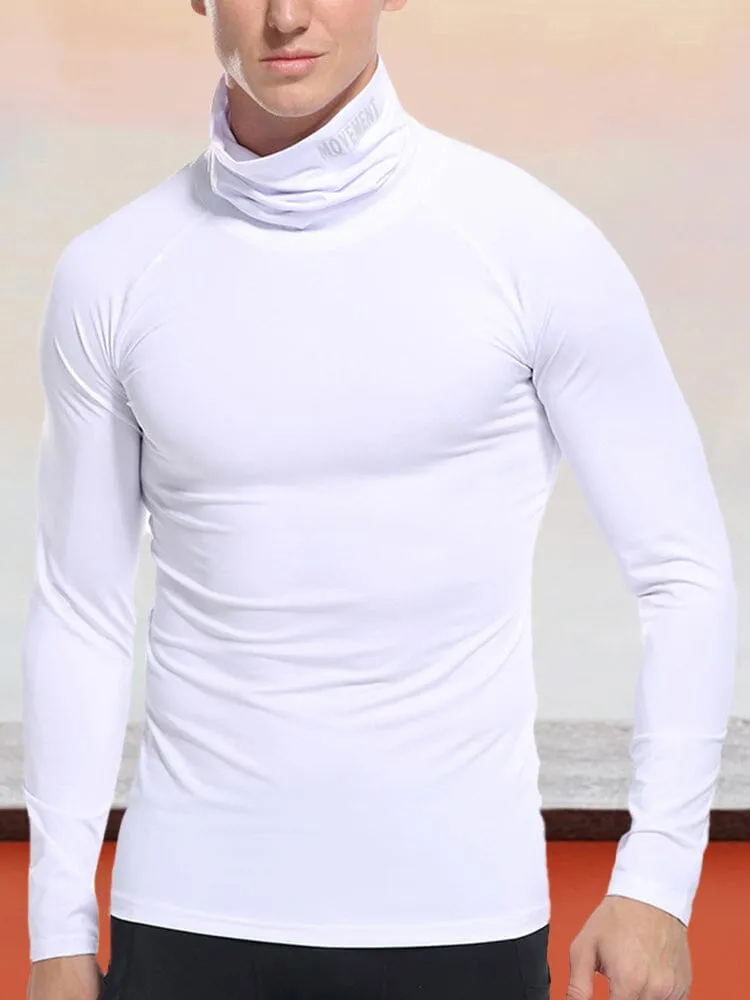 Turtleneck Sports Stretch Quick Dry Tops