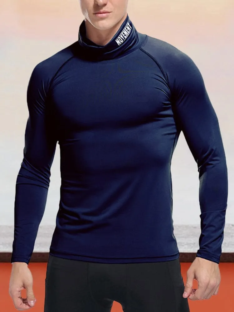 Turtleneck Sports Stretch Quick Dry Tops